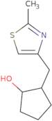 2-[(2-Methyl-1,3-thiazol-4-yl)methyl]cyclopentan-1-ol