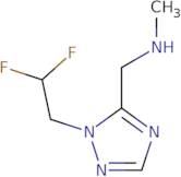 {[1-(2,2-Difluoroethyl)-1H-1,2,4-triazol-5-yl]methyl}(methyl)amine
