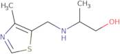 2-{[(4-Methyl-1,3-thiazol-5-yl)methyl]amino}propan-1-ol