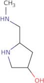 5-[(Methylamino)methyl]pyrrolidin-3-ol