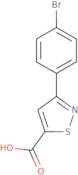 3-(4-Bromophenyl)isothiazole-5-carboxylic acid