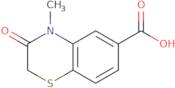 4-Methyl-3-oxo-3,4-dihydro-2H-1,4-benzothiazine-6-carboxylic acid