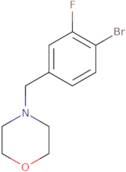 4-(4-bromo-3-fluorobenzyl)morpholine