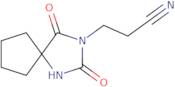 3-{2,4-Dioxo-1,3-diazaspiro[4.4]nonan-3-yl}propanenitrile