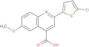 2-(5-Chlorothiophen-2-yl)-6-methoxyquinoline-4-carboxylic acid