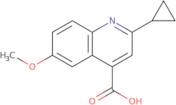 2-Cyclopropyl-6-methoxyquinoline-4-carboxylic acid