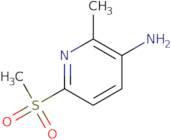 2-Methyl-6-(methylsulfonyl)pyridin-3-amine