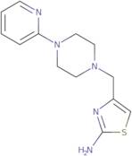 4-{[4-(Pyridin-2-yl)piperazin-1-yl]methyl}-1,3-thiazol-2-amine