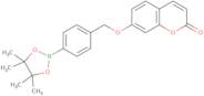 7-{[(4,4,5,5-Tetramethyl-1,3,2-dioxaborolan-2-yl)benzyl]oxy}-2H-1-benzopyran-2-one cbbe