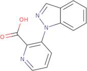 3-(1H-Indazol-1-yl)pyridine-2-carboxylic acid