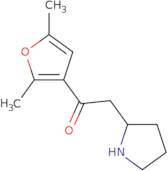 1-(2,5-Dimethylfuran-3-yl)-2-pyrrolidin-2-ylethanone