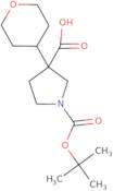 1,​3-​Pyrrolidinedicarboxy​lic acid, 3-​(tetrahydro-​2H-​pyran-​4-​yl)​-​, 1-​(1,​1-​dimethylethyl…