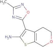 3-(3-Methyl-1,2,4-oxadiazol-5-yl)-4,7-dihydro-5H-thieno[2,3-c]pyran-2-amine