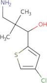 3-Amino-1-(4-chlorothiophen-2-yl)-2,2-dimethylpropan-1-ol