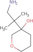 3-(1-Amino-2-methylpropan-2-yl)oxan-3-ol