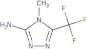 4-Methyl-5-(trifluoromethyl)-4H-1,2,4-triazol-3-amine