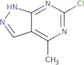 6-Chloro-4-methyl-1H-pyrazolo[3,4-d]pyrimidine