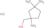 (1-Amino-3,3-dimethylcyclopentyl)methanol hydrochloride