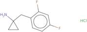 1-[(2,4-Difluorophenyl)methyl]cyclopropan-1-amine hydrochloride