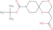 2-{9-[(tert-Butoxy)carbonyl]-1,4-dioxa-9-azaspiro[5.5]undecan-2-yl}acetic acid