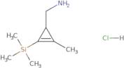 [2-Methyl-3-(trimethylsilyl)cycloprop-2-en-1-yl]methanamine hydrochloride