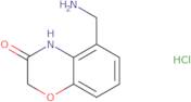 5-(Aminomethyl)-3,4-dihydro-2H-1,4-benzoxazin-3-one hydrochloride