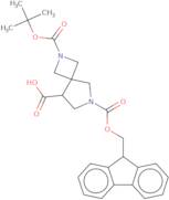 2-[(tert-Butoxy)carbonyl]-6-{[(9H-fluoren-9-yl)methoxy]carbonyl}-2,6-diazaspiro[3.4]octane-8-carbo…