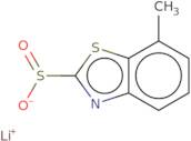 7-methyl-1,3-benzothiazole-2-sulfinate lithium