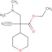 Ethyl 2-cyano-3-(dimethylamino)-2-(oxan-4-yl)propanoate