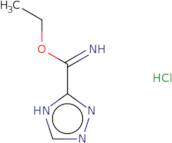 Ethyl 4H-1,2,4-triazole-3-carboximidate hydrochloride