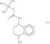 tert-Butyl N-(4-amino-1,2,3,4-tetrahydronaphthalen-1-yl)carbamate hydrochloride