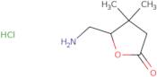 5-(Aminomethyl)-4,4-dimethyloxolan-2-one hydrochloride