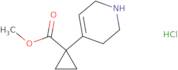 Methyl 1-(1,2,3,6-tetrahydropyridin-4-yl)cyclopropane-1-carboxylate hydrochloride