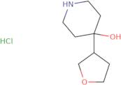 4-(Oxolan-3-yl)piperidin-4-ol hydrochloride