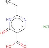 2-Ethyl-6-oxo-1,6-dihydropyrimidine-5-carboxylic acid hydrochloride