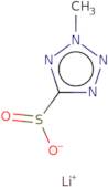 2-methyl-2H-1,2,3,4-tetrazole-5-sulfinate lithium