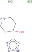 4-(1H-1,2,3-Triazol-4-yl)piperidin-4-ol dihydrochloride