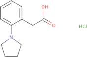 2-[2-(Pyrrolidin-1-yl)phenyl]acetic acid hydrochloride