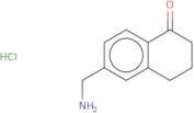 6-(Aminomethyl)-1,2,3,4-tetrahydronaphthalen-1-one hydrochloride