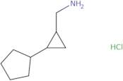 (2-Cyclopentylcyclopropyl)methanamine hydrochloride