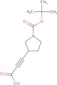 3-{1-[(tert-Butoxy)carbonyl]pyrrolidin-3-yl}prop-2-ynoic acid