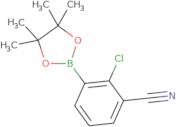 2-Chloro-3-(tetramethyl-1,3,2-dioxaborolan-2-yl)benzonitrile