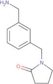 1-{[3-(Aminomethyl)phenyl]methyl}pyrrolidin-2-one