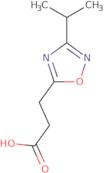 3-[3-(Propan-2-yl)-1,2,4-oxadiazol-5-yl]propanoic acid