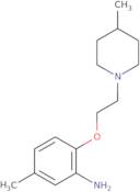 5-Methyl-2-[2-(4-methyl-piperidin-1-yl)-ethoxy]-phenylamine