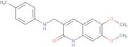 6,7-Dimethoxy-3-{[(4-methylphenyl)amino]-methyl}-1,2-dihydroquinolin-2-one