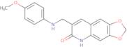 7-{[(4-Methoxyphenyl)amino]methyl}-[1,3]dioxolo[4,5-G]quinolin-6(5H)-one