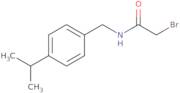 2-Bromo-N-([4-(propan-2-yl)phenyl]methyl)acetamide