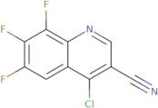 4-Chloro-6,7,8-trifluoroquinoline-3-carbonitrile