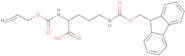 (2S)-5-({[(9H-Fluoren-9-yl)methoxy]carbonyl}amino)-2-{[(prop-2-en-1-yloxy)carbonyl]amino}pentanoic…